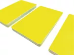 Plastic Cards Neon Yellow Premium