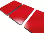 Plastic Cards Red Matte Finish Premium