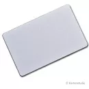 plastic card white metallic