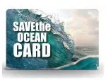 Plastikkarten Weiß Save the Ocean